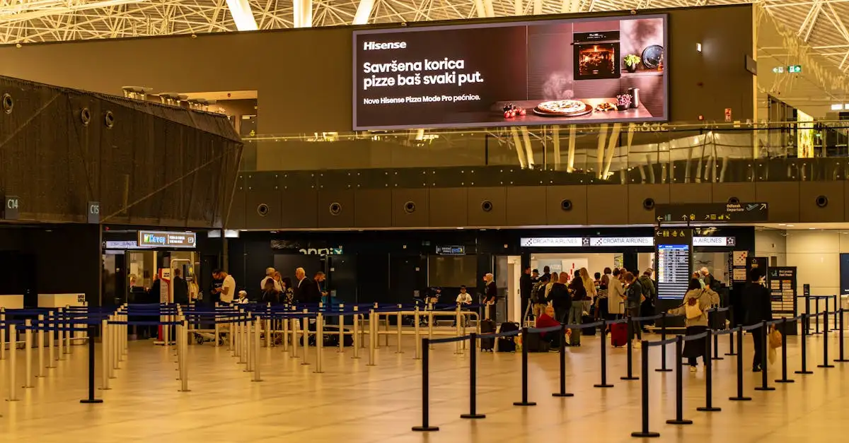Rotterdam Airport: Is er een drop-off balie aanwezig?